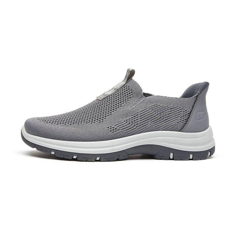 Warrior Cushioning Abrasion Resistant Lightweight Low top Casual Shoes Men's Gray