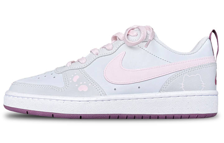Nike Nike Court Borough Leather Low top Skateboard Shoes Women's Pink