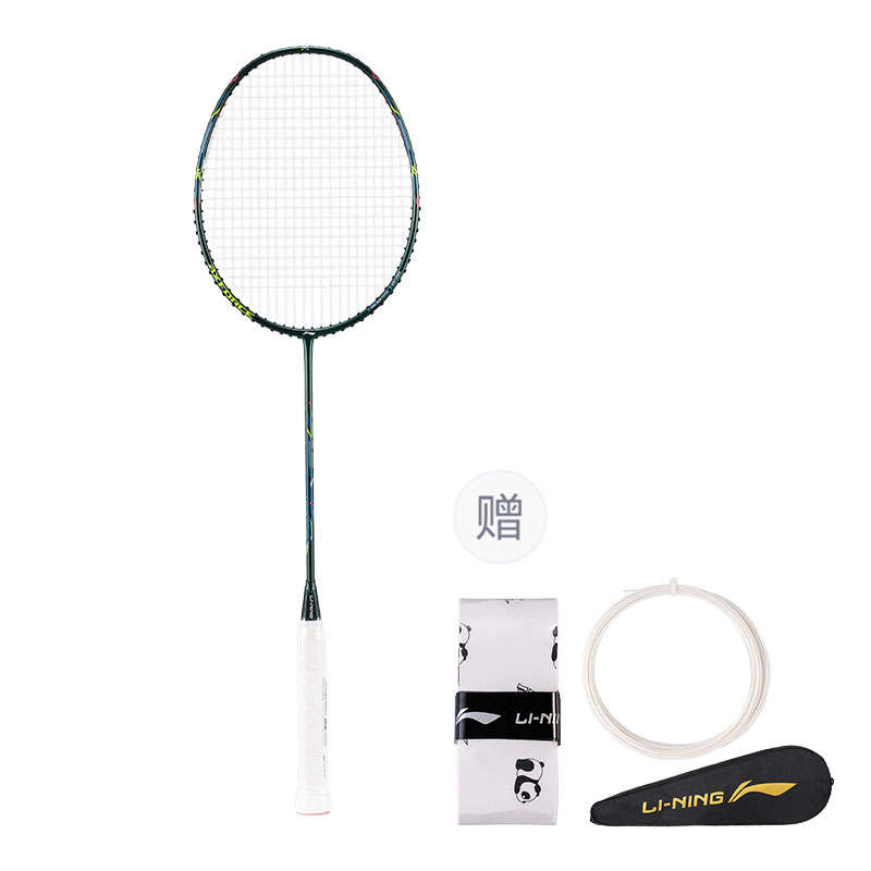Li-Ning LiNing Thunder Mini Cannon 80 Full Carbon Badminton Rackets Offensive Type Heavy Head, Stiff Shaft Advanced Level 675mm