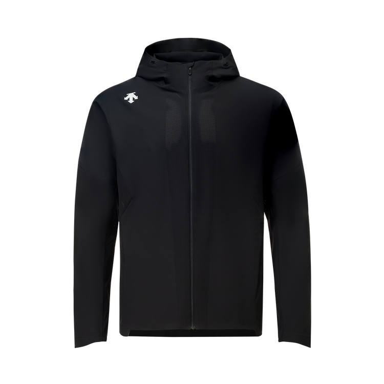 DESCENTE Training Jackets Men's BK Black Hooded Non Detachable Moderate