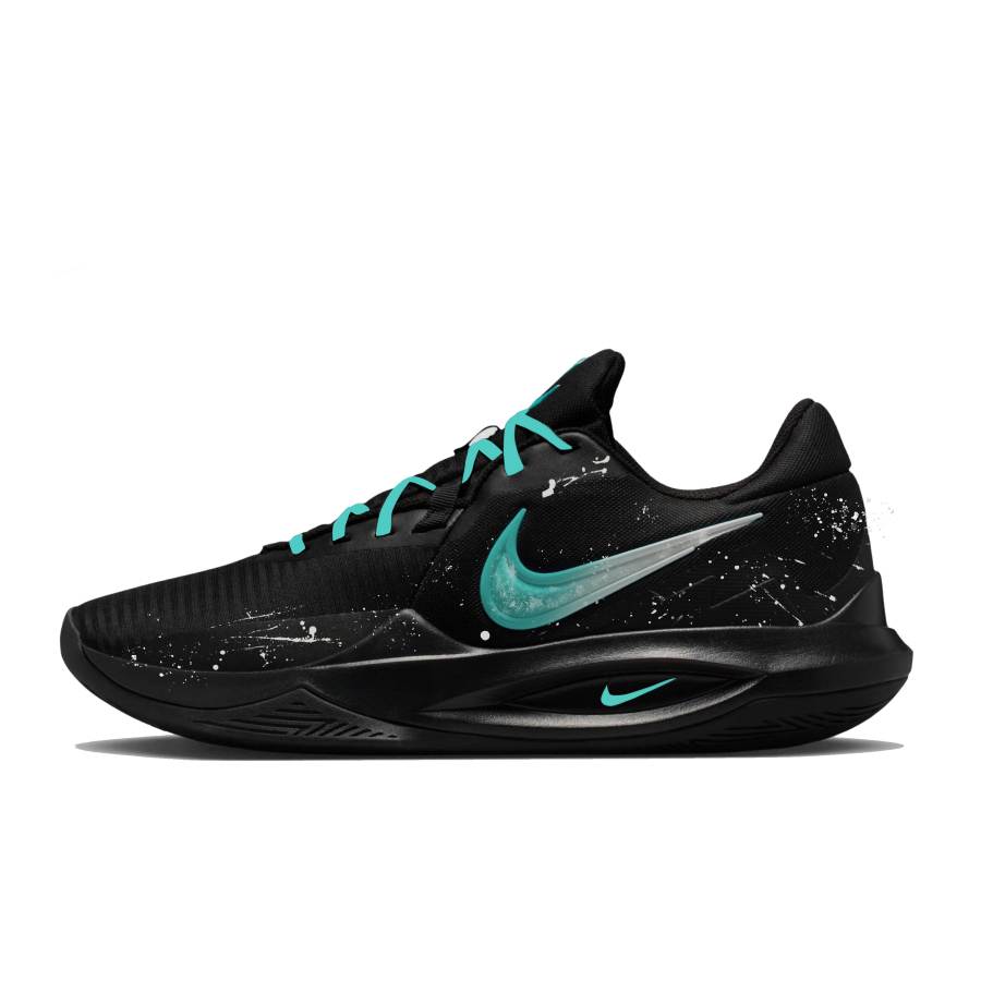 Nike Nike Precision 6 Cyan Ink Swift Shadow Moisture Wicking Abrasion Resistant Breathable Slip Resistant Low top