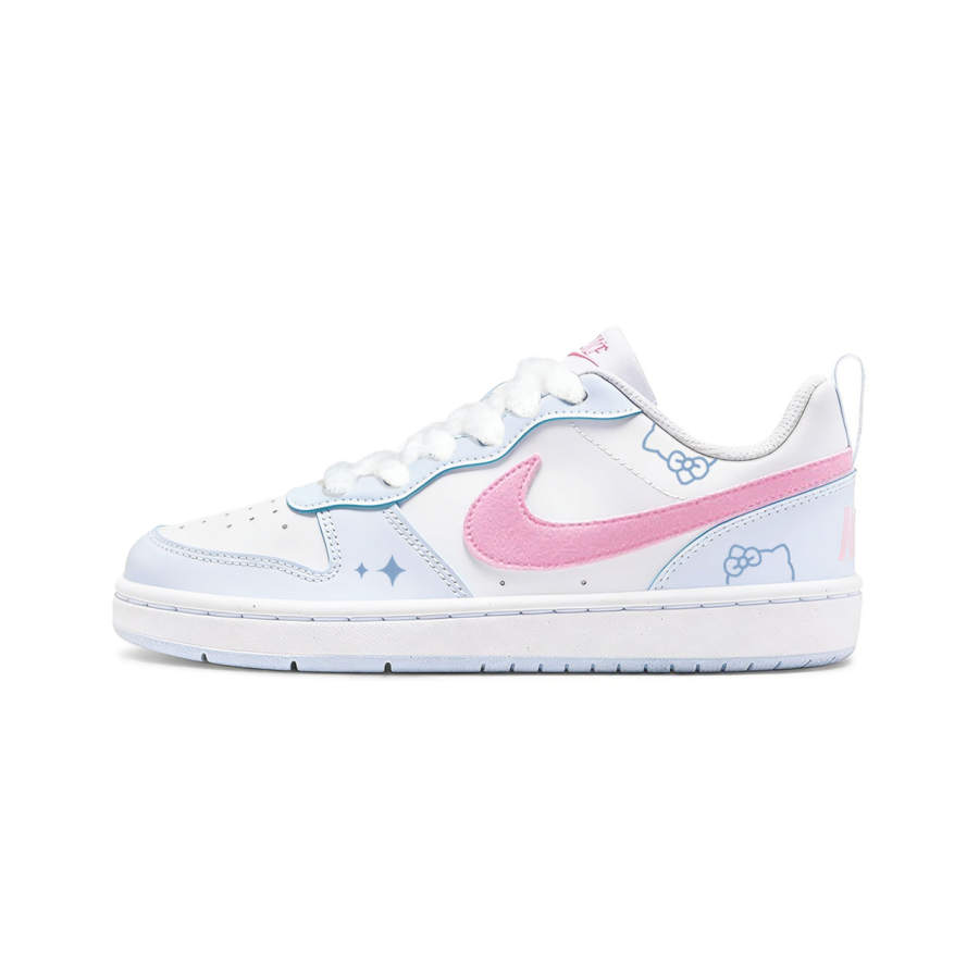 Nike Nike Court Borough HEY Sweet Dream Katy Cushioning Abrasion Resistant Slip Resistant Low top Kids' Skateboarding Shoes