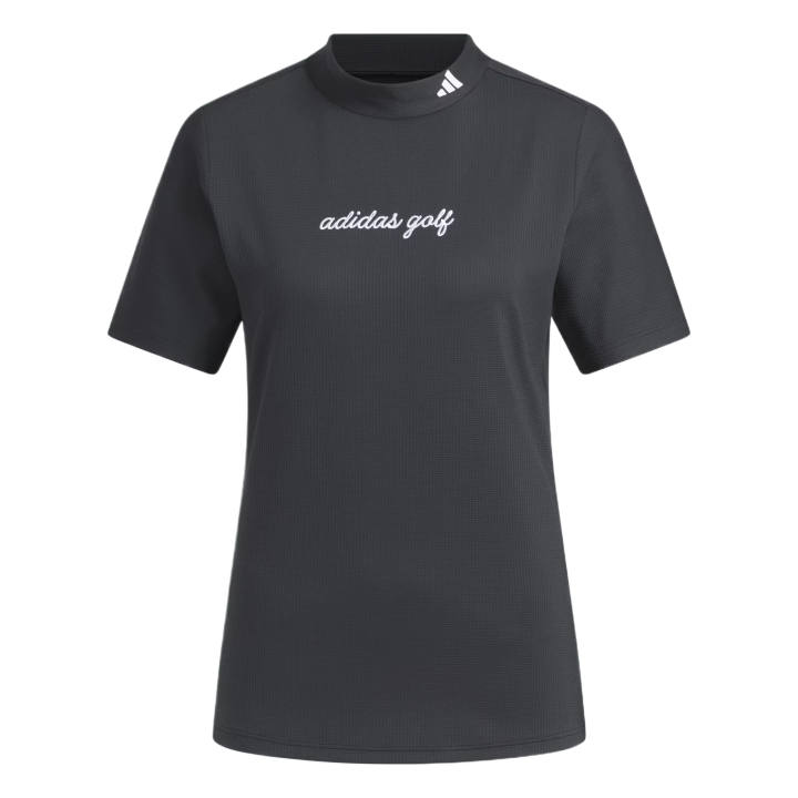 Adidas Adidas T Shirts Women's Black Turtleneck Moderate Straight Fit