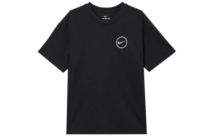 Nike Nike T Shirts Men's Black Crew Neck Moderate