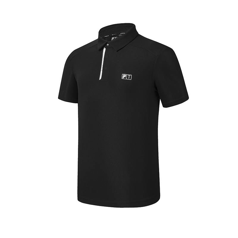FILA Golf Polo Shirts Men's Pitch Black Moderate Other