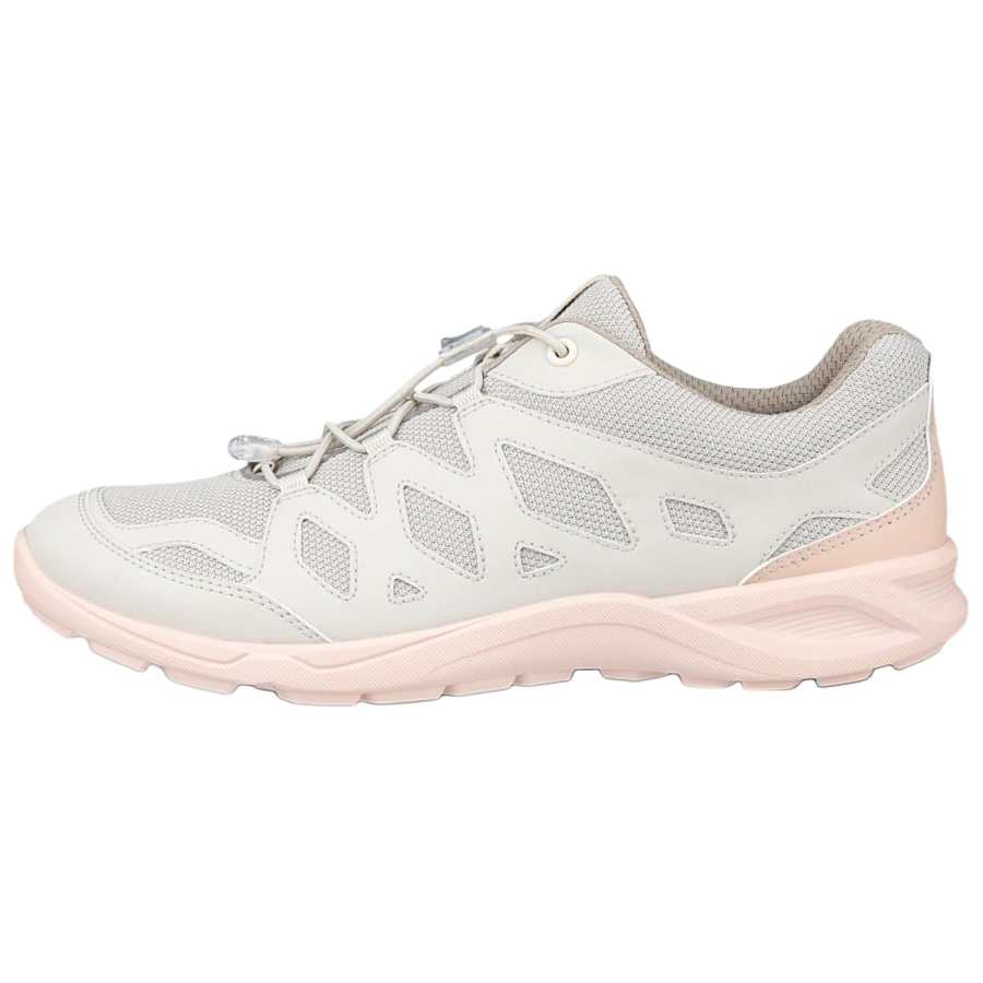 Ecco Terracruise Lt Leather Low top Casual Shoes Women's White Pink
