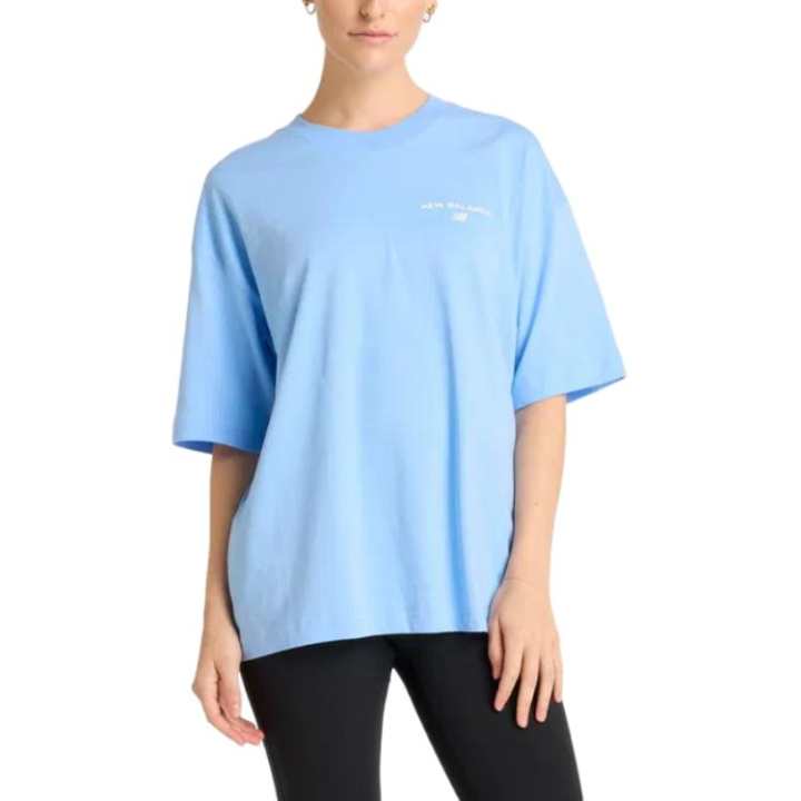 New Balance New Balance T Shirts Women's Blue Crew Neck