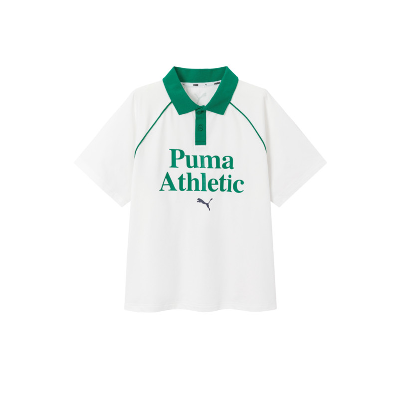 PUMA PUMA Unisex T Shirts Lapel Moderate