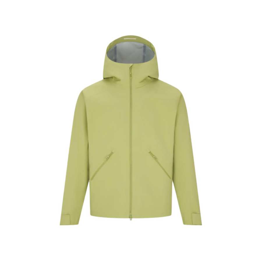 SALOMON Jackets Men's Pea Green Hooded Non Detachable Moderate Other