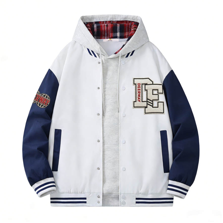 DEERWAY Baseball Jerseys Unisex Baseball Collar Moderate Straight Fit