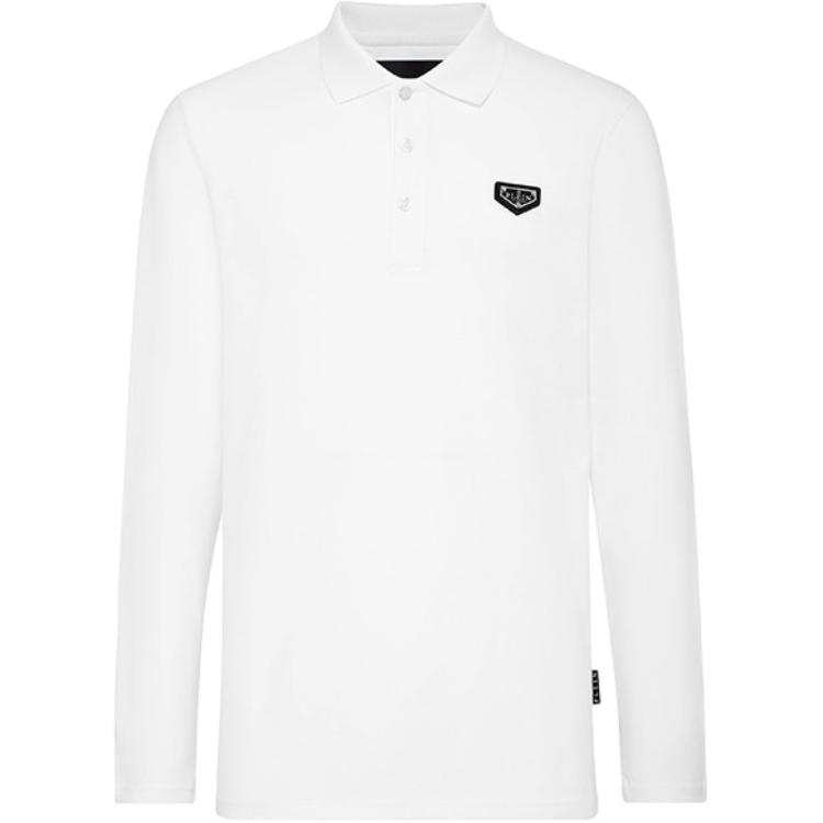 Philipp Plein logo-plaque polo shirt