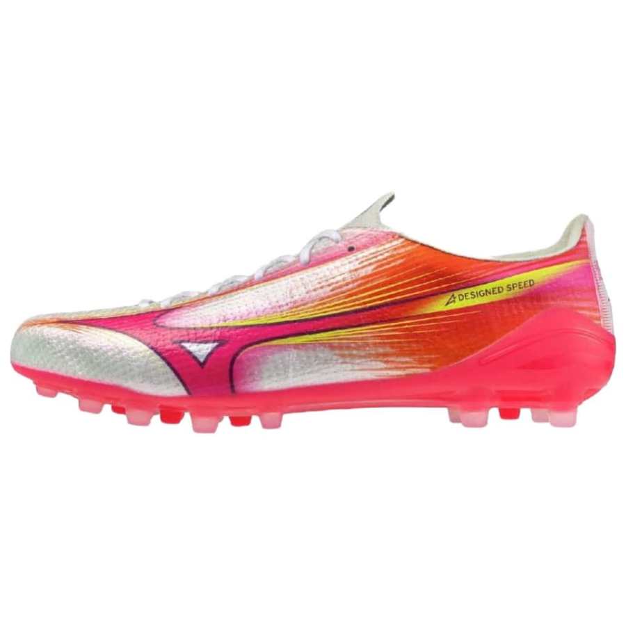 Mizuno Α III AG Artificial Ground Synthetic Leather Soccer Shoes Unisex Red