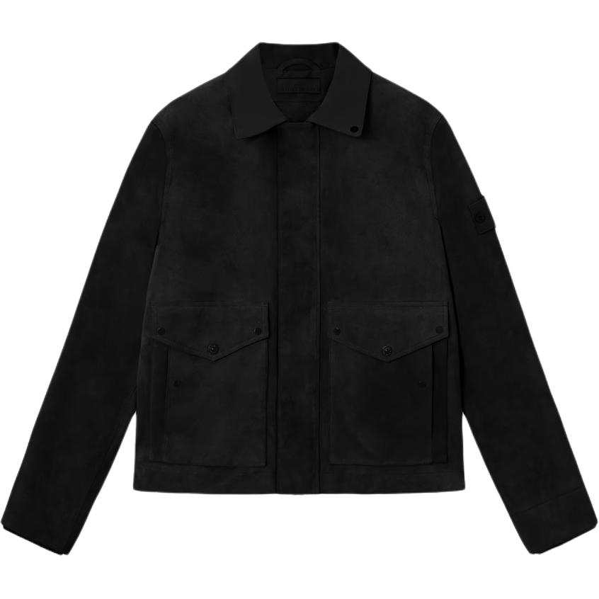 STONE ISLAND Ghost SS26 Leather Jacket Unisex