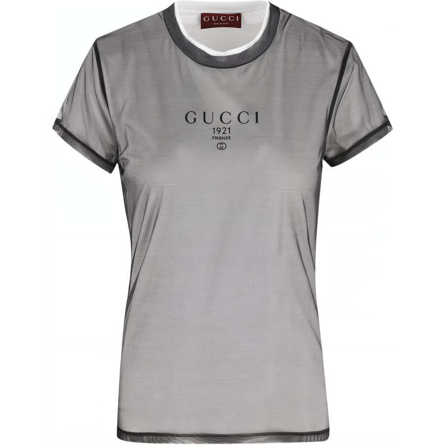 Gucci Printed Double Layered Jersey T-Shirt