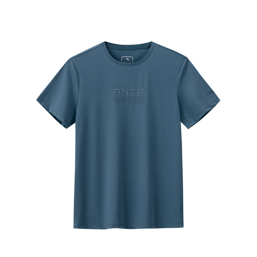 Anta T Shirt Men's Sea Wave Blue