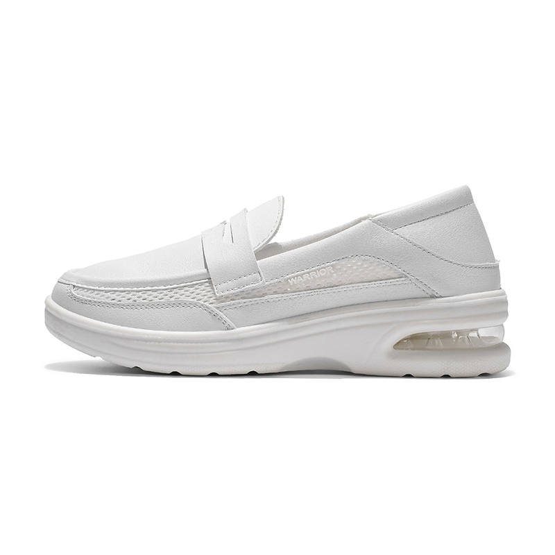 Warrior Slip Resistant, Abrasion Resistant, Lightweight, Rebound Low top Casual Shoes Women's White