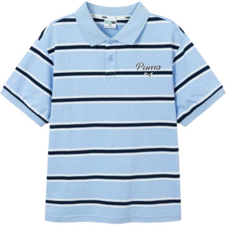 PUMA PUMA Unisex T Shirts Lapel Thin