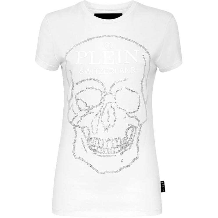 Philipp Plein crystal-embellished cotton T-shirt