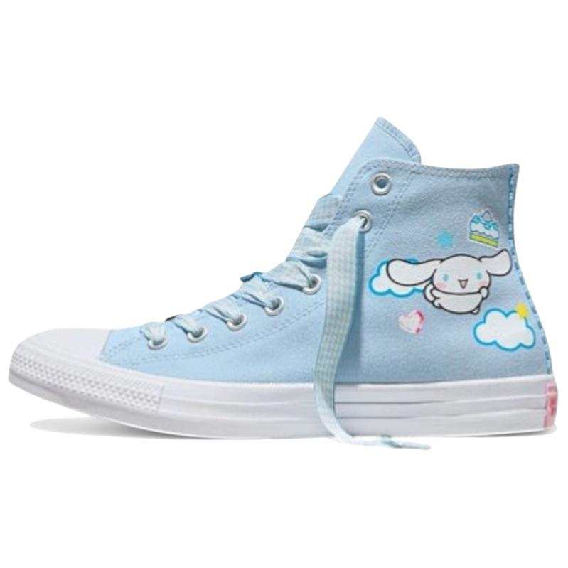 Converse x Hello Kitty AND Friends Chuck Taylor All Star High top Canvas Shoes Unisex Blue White