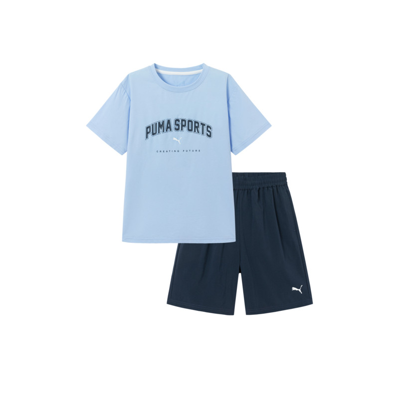 PUMA Kids Casual Sportswear Crew Neck Thin