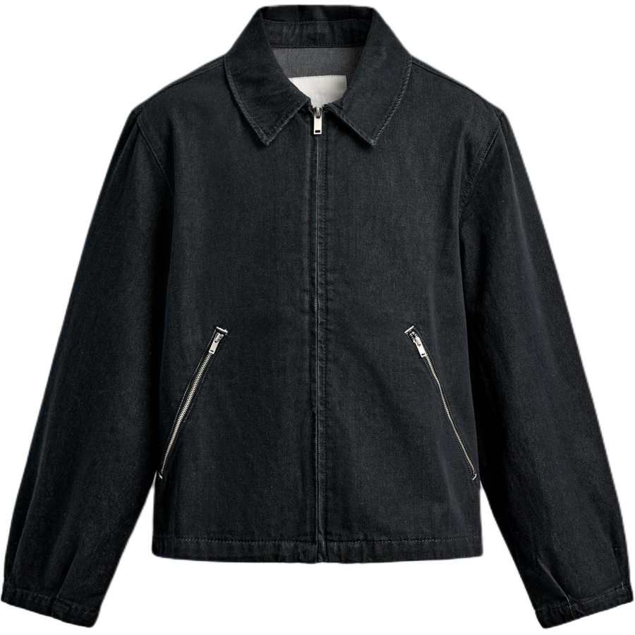 ZARA ZARA Jackets Unisex Indigo Lapel Moderate
