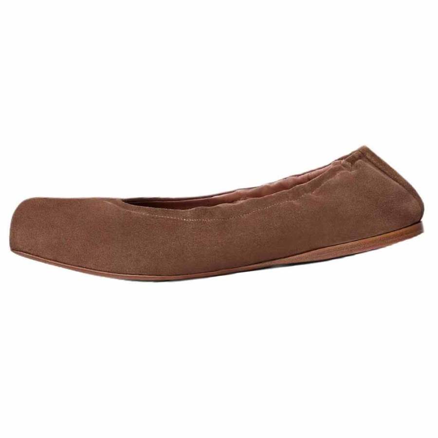 Alaia Calfskin Casual Shoes Women's Brown