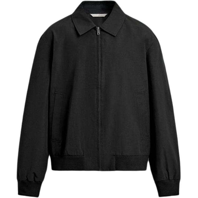 ZARA ZARA Jackets Unisex Black Lapel Moderate Other