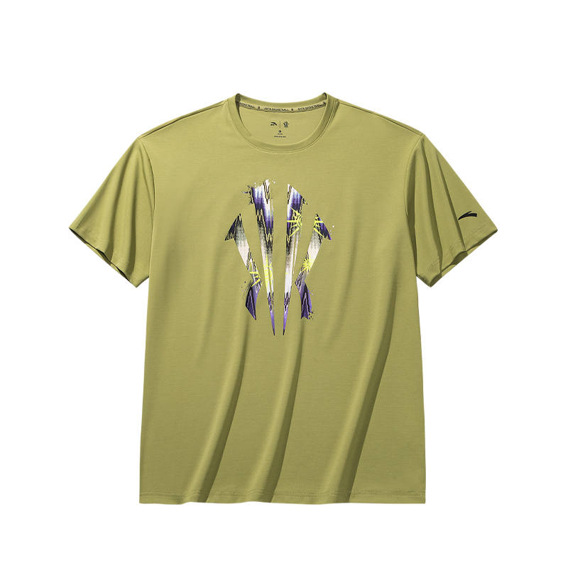Anta T Shirt Unisex Mugwort Sun Green