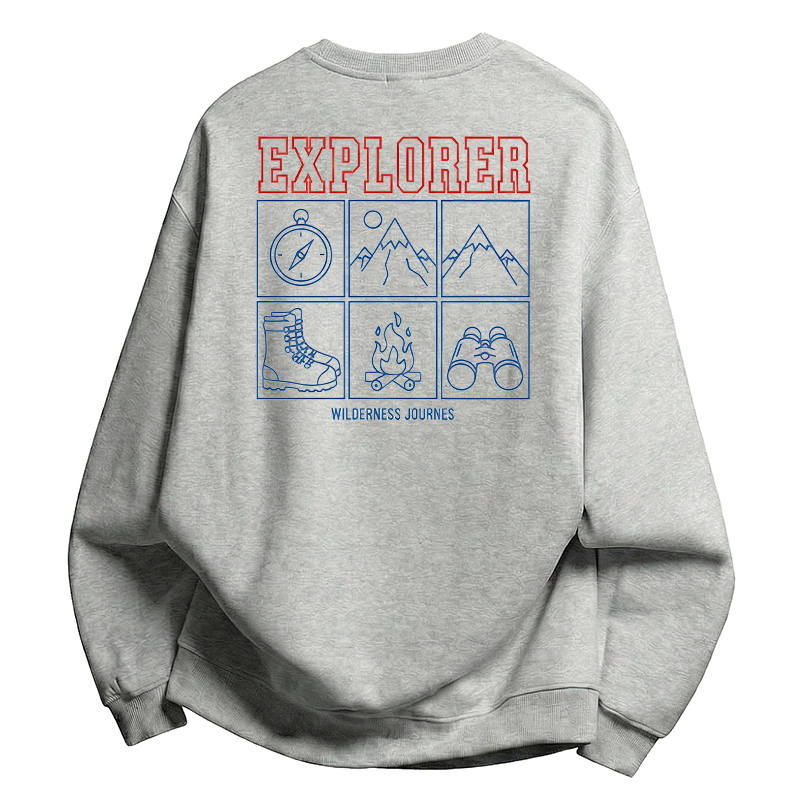 Hodo Sweatshirts Unisex Crew Neck Moderate Regular