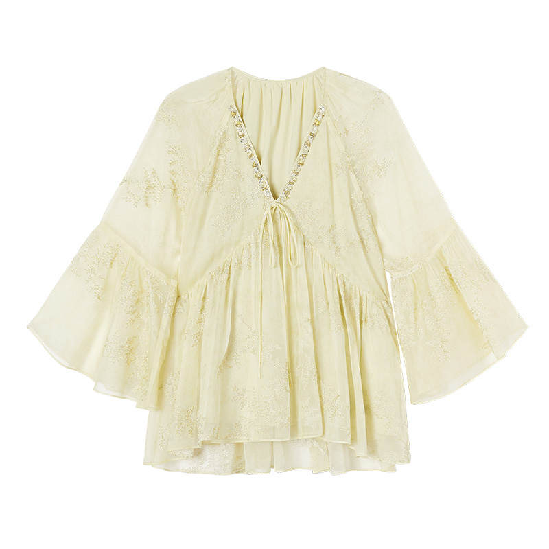 XIANGYING Chiffon Shirt Women's
