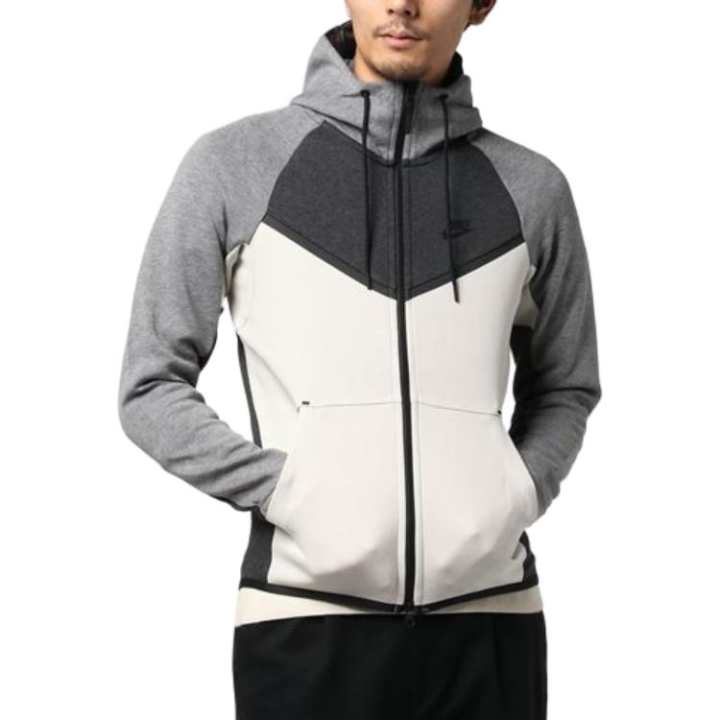 Nike Nike Jackets Men's Gray/White Hooded Moderate Other
