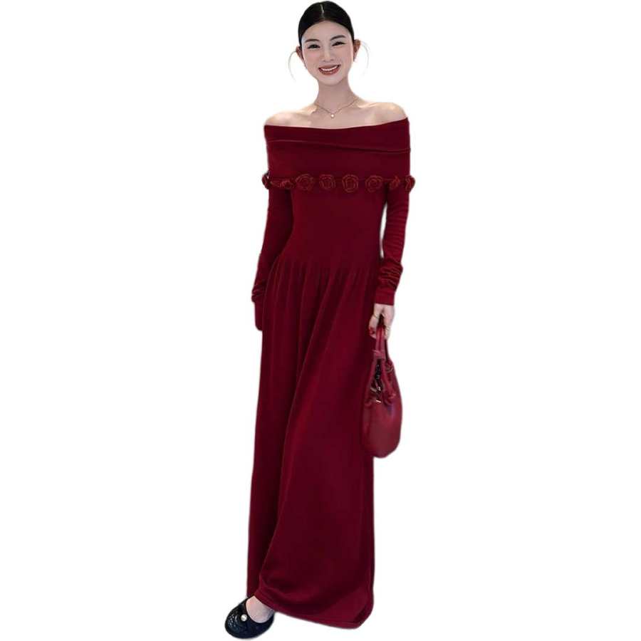 VENICEW Long Sleeved Dress Women's
