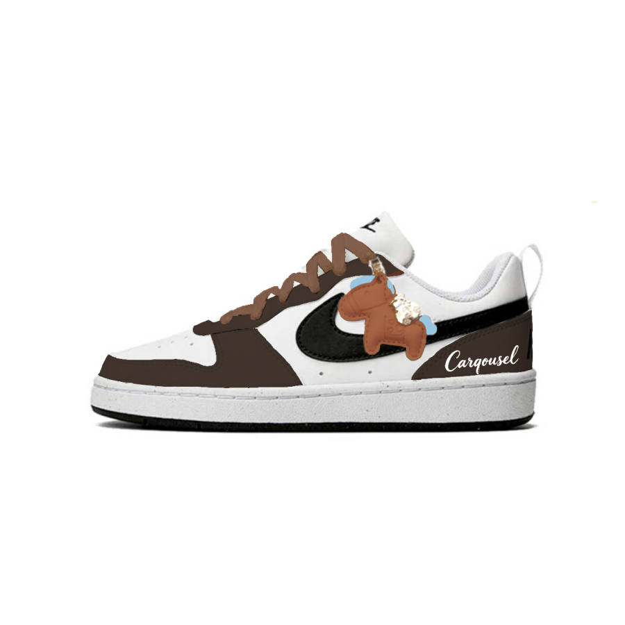 Nike Nike Court Borough Abrasion Resistant Low top Kids' Skateboarding Shoes Unisex