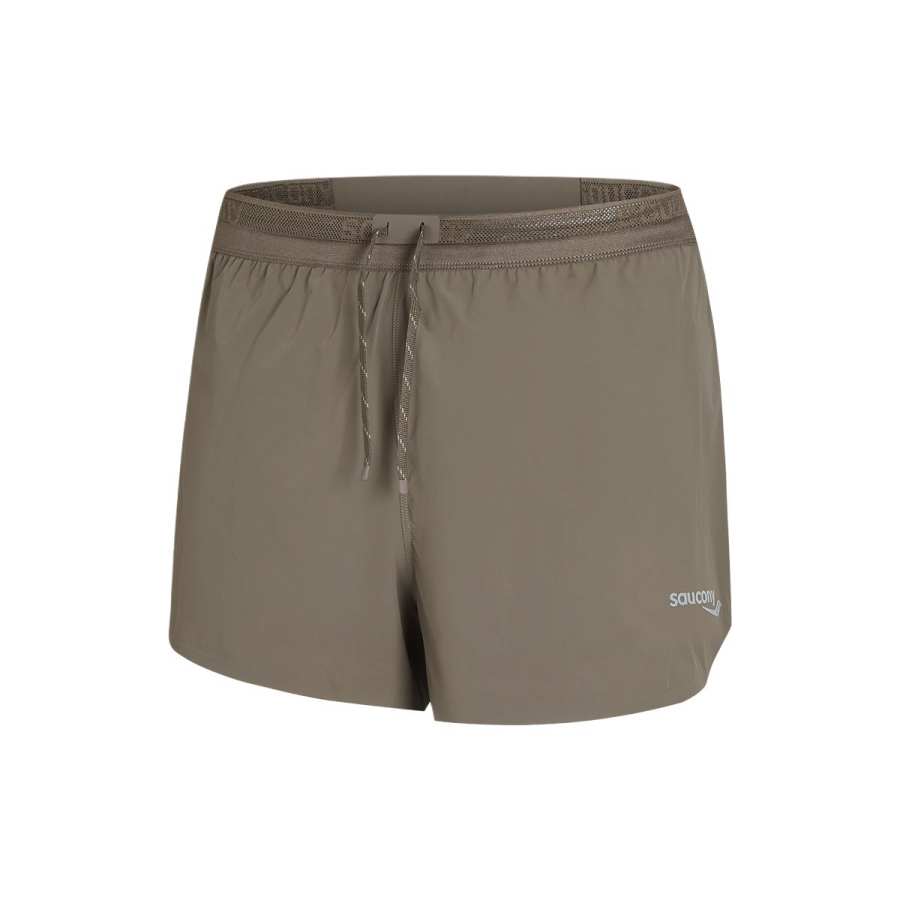 Saucony Casual Shorts Men's Pure Gray Coffee Moderate