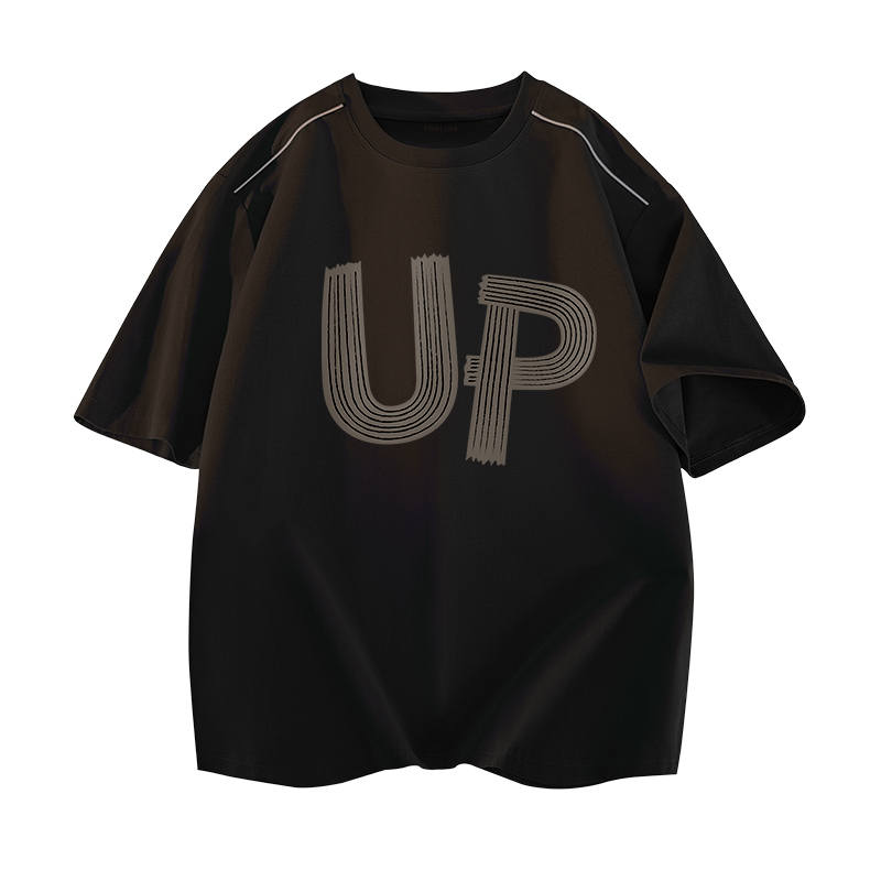 Tonlion T Shirts Unisex Crew Neck Moderate Straight Fit