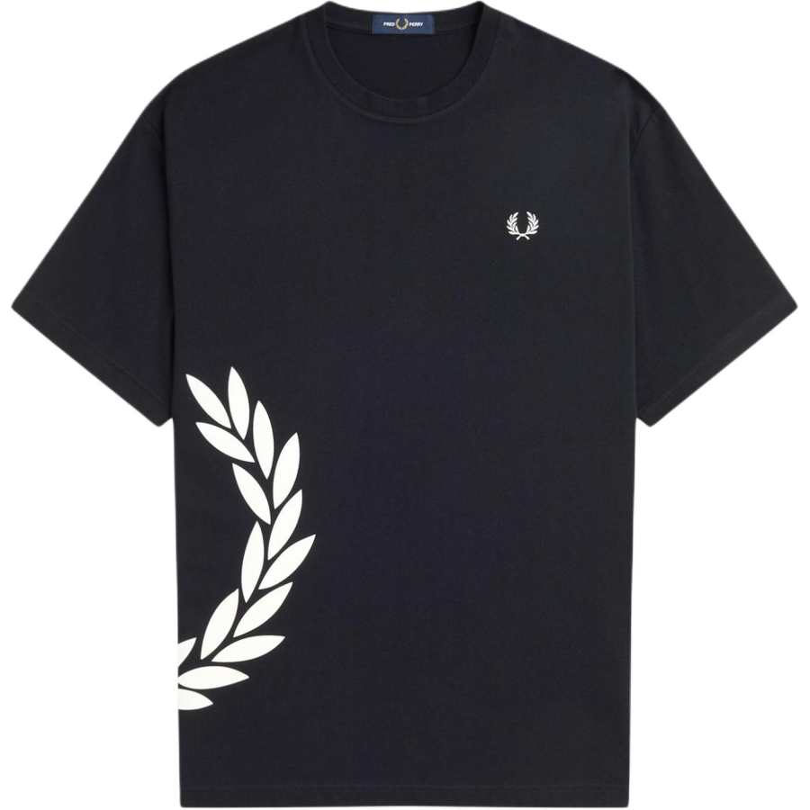 FRED PERRY Fred Perry logo-embroidered T-shirt