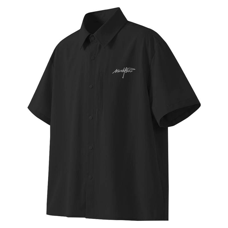 MINISO MINISO Shirts Unisex Lapel Thin Shirt