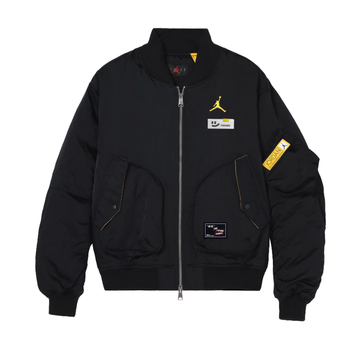 Jordan Jordan Jackets Unisex Black Baseball Collar Moderate Other