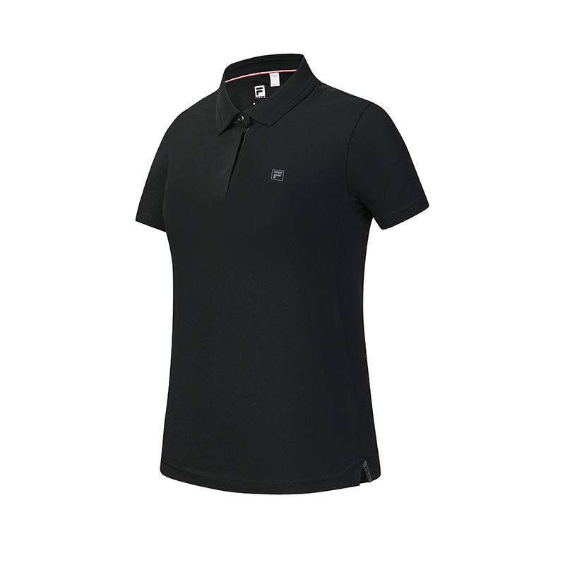 FILA Tennis Polo Shirt Women's Pitch Black