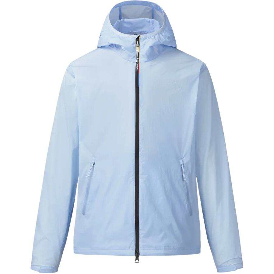 SALOMON Jackets Men's Gray Blue Hooded Moderate Other