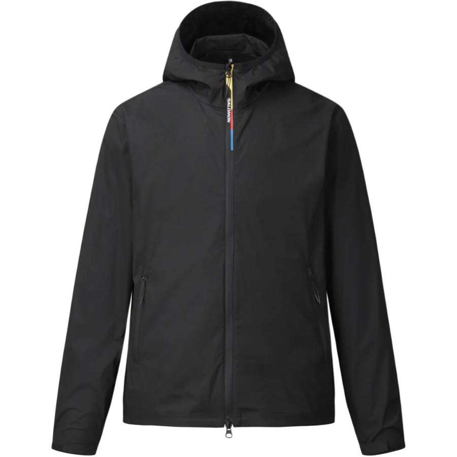 SALOMON Jackets Men's Black Hooded Non Detachable Moderate Other