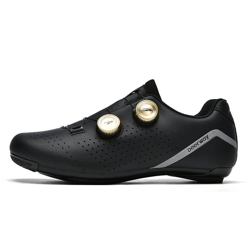 DEERWAY Cycling Shoes Unisex Low Top Black