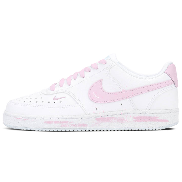 Nike Nike Court Vision Low top Skateboard Shoes Women's White Pink