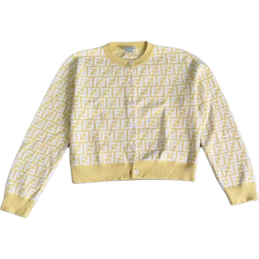 FENDI Kids Sweaters Crew Neck Moderate Stretch