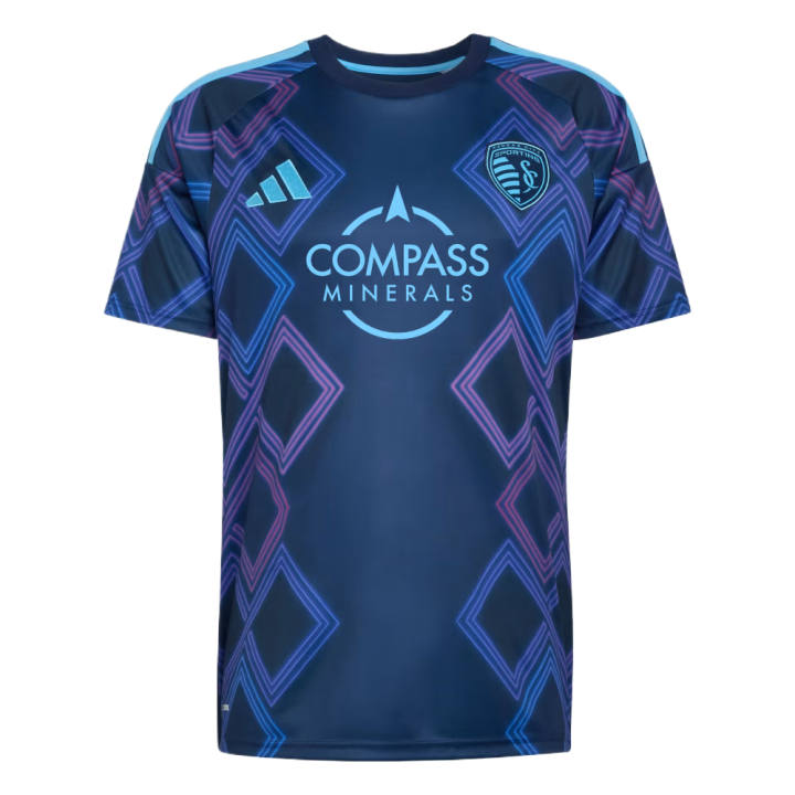 Adidas Adidas Soccer Jerseys Men's Midnight Indigo/Mls Spk Kc1 Moderate