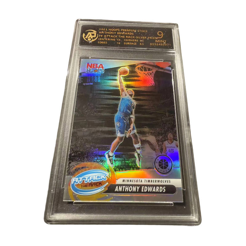 PANINI STOCK Minnesota Timberwolves, Anthony Edwards, Silver Edition, Slam Dunk Collection, High Score, Rare Card