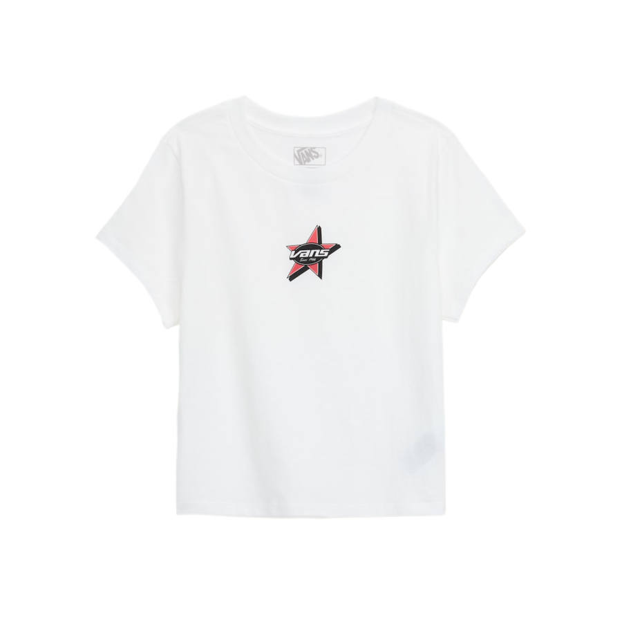 Vans T Shirts Women's White Crew Neck Moderate