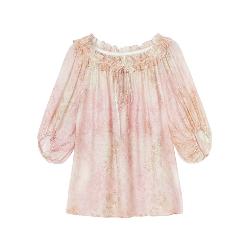 XIANGYING Chiffon Shirt Women's