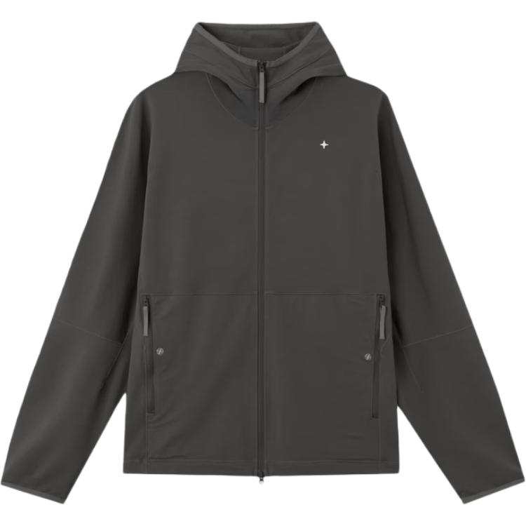 Stone Island zip hooded sweatshirt