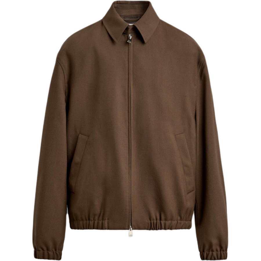ZARA ZARA Jackets Unisex Brown Lapel Moderate Other